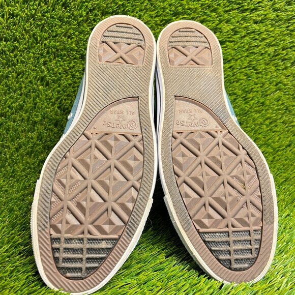 Converse Chuck Taylor All Star Womens Size 9.5 Green Athletic Shoes Sneakers - Picture 7 of 10